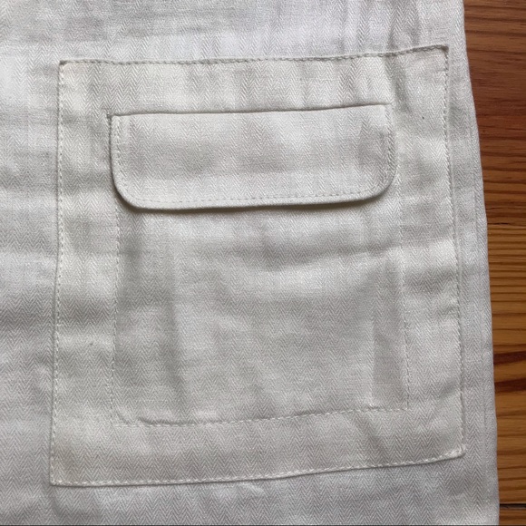 J. Crew Cream Linen Shift Dress, EUC, 4 - Picture 11 of 16